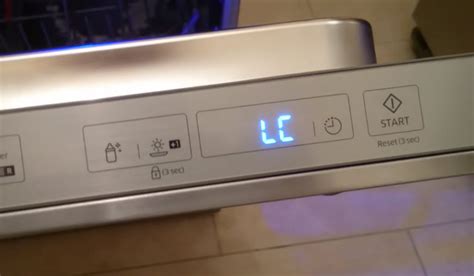 Samsung Dishwasher LC Code: What It Means & What to Do